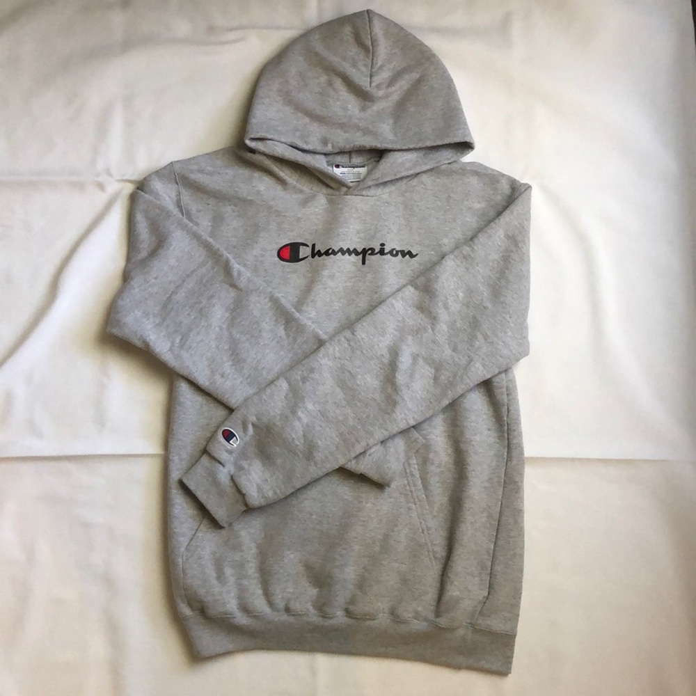 Gray Youth Champion Hoodie